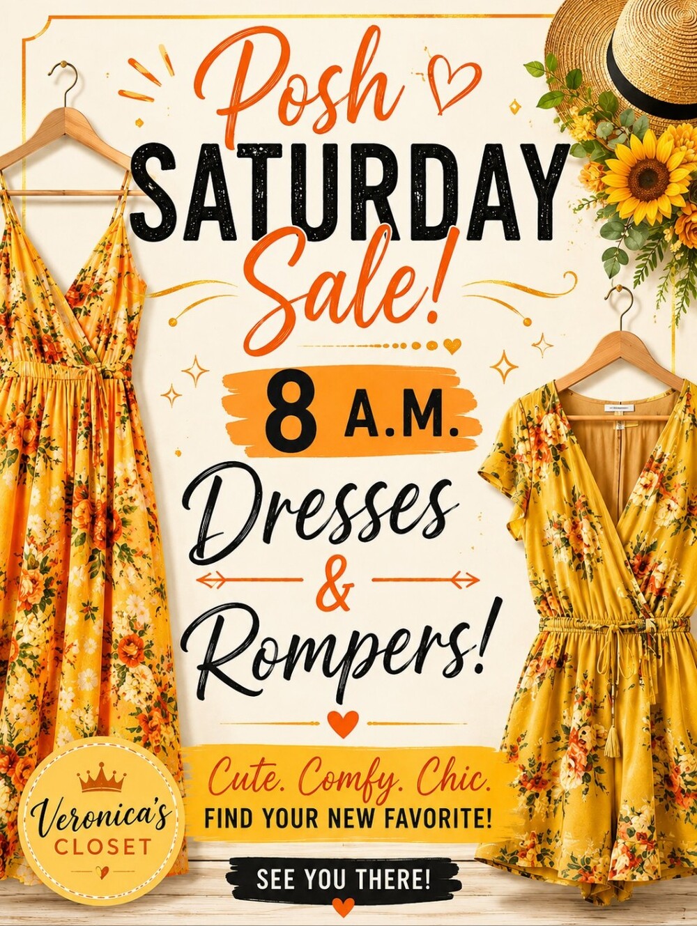 SATURDAY 8am Dresses & ROMPERS